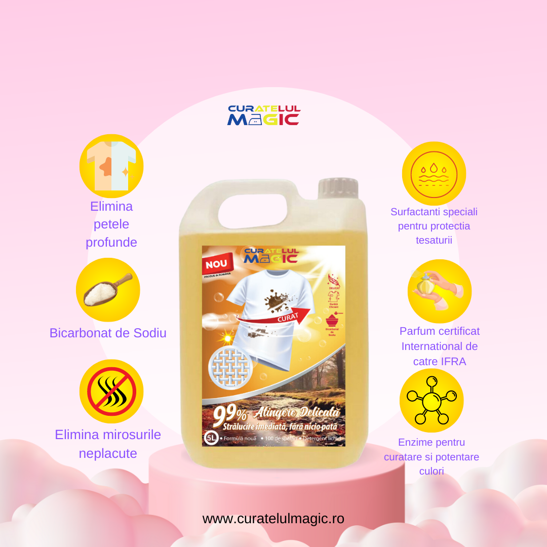 Detergent de Rufe 5L Atingere Delicata