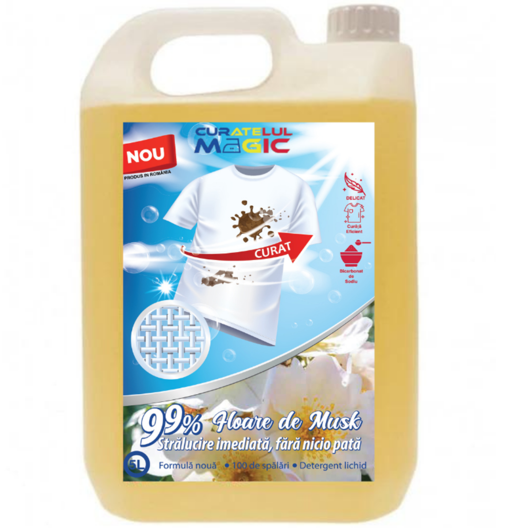 Detergent de Rufe 5L Floare De Musk