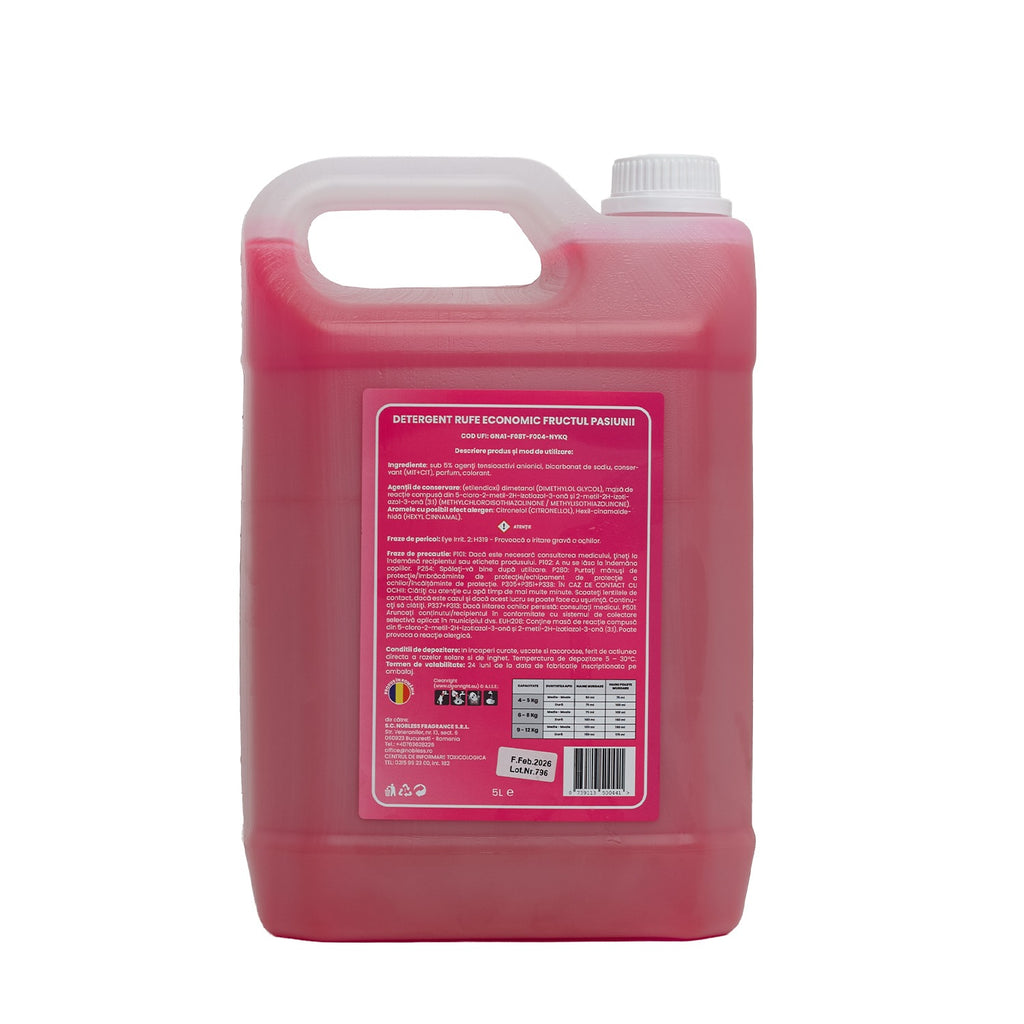 Detergent de Rufe 5L Economic Fructul Pasiunii