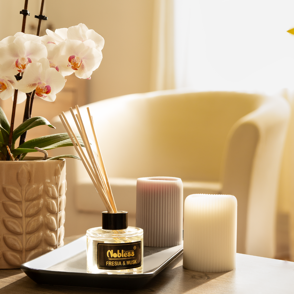 Odorizant betisoare 100 ml Fresia and Musk