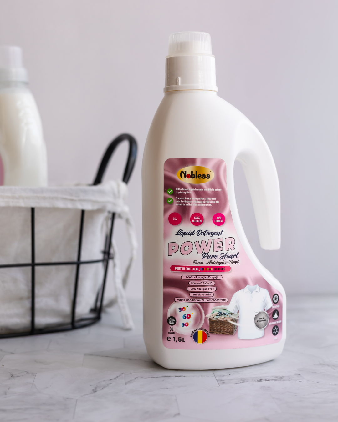 Detergent de Rufe Hipoalergenic 1.5 L Pure Heart